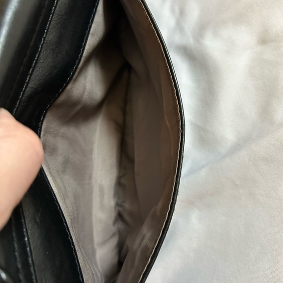 Cynthia Rowley Black Leather Top-Handle Purse - Picture 16 of 16